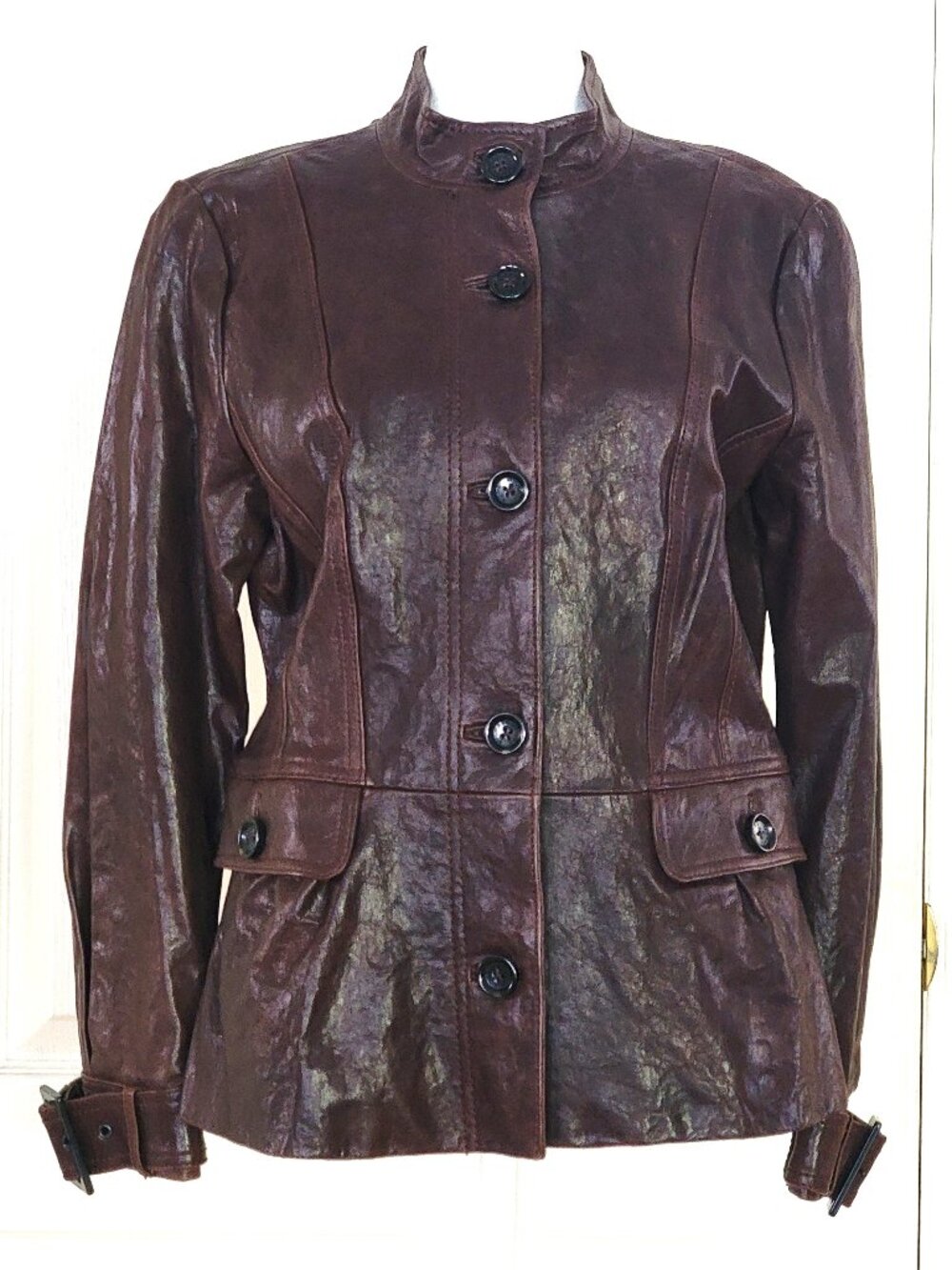 MICHAEL KORS GENUINE LEATHER JACKET